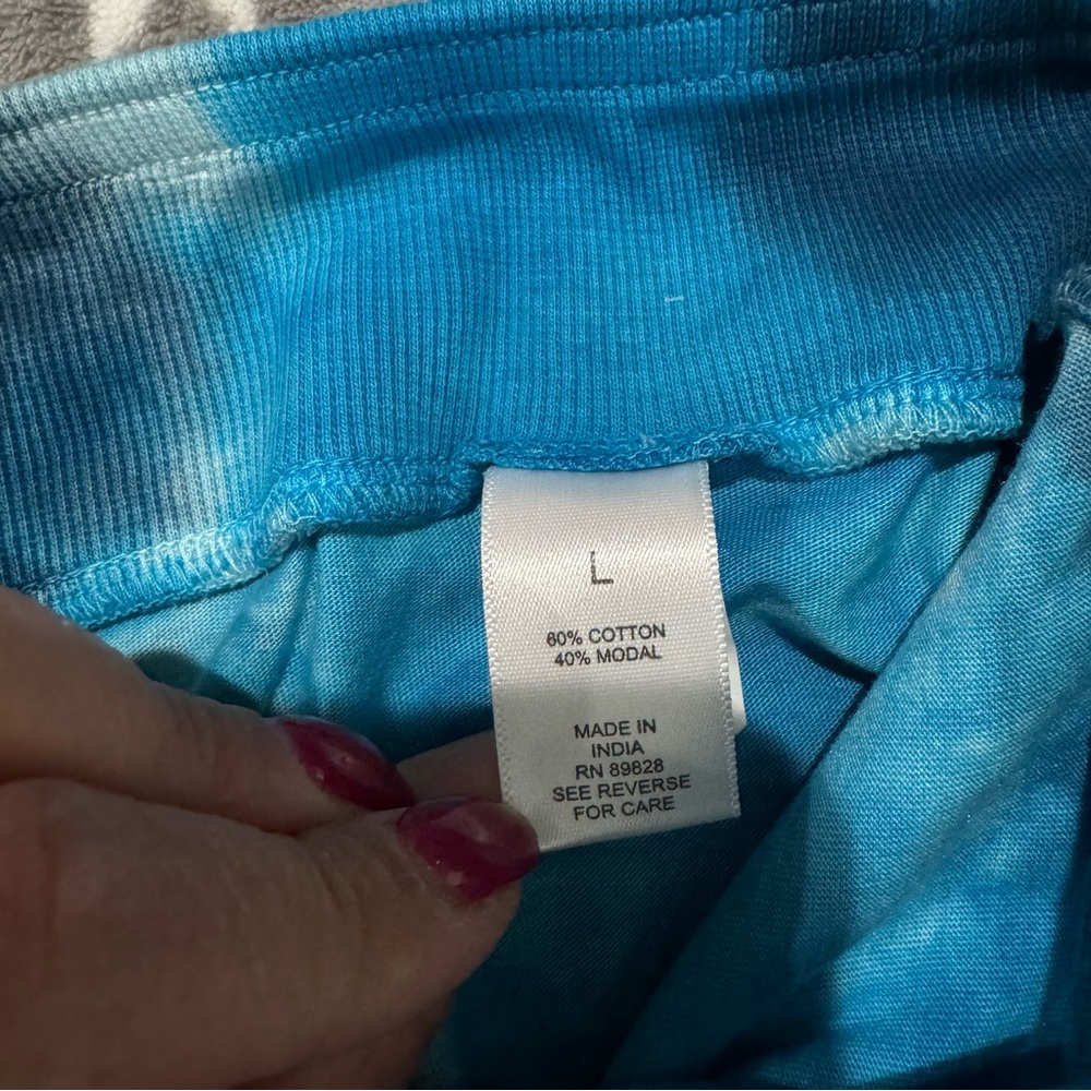 LOGO by‎ Lori Goldstein Benni Beach to Street Tie-Dye Midi Skirt Large Beachy - Picture 7 of 12